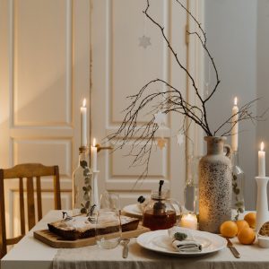 Hand-Painted Decorative Tray
